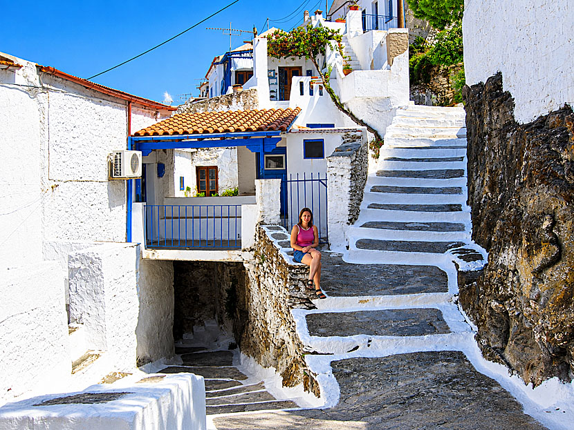 Chora consists of a maze of alleys, stairways, archways, and beautiful houses.