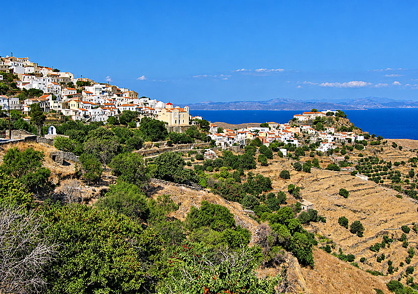 Chora (Ioulida or Ioulis) on Kea in Greece.