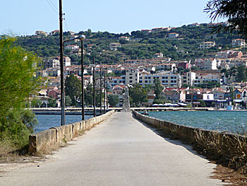 The village Argostoli on Kefalonia.