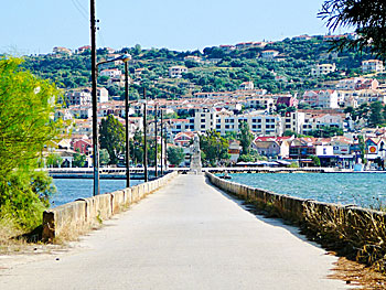 The village Argostoli on Kefalonia.