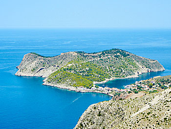 The village Assos on Kefalonia.