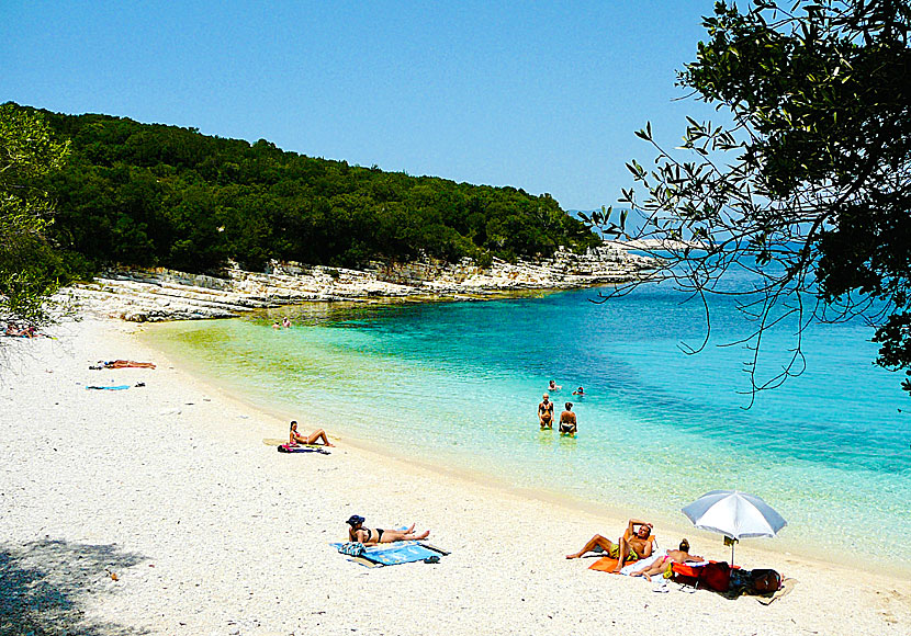 Emblisi beach close to Fiskardo in Kefalonia.