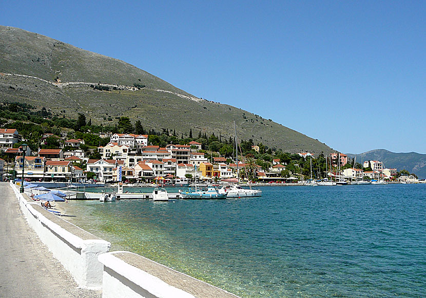 Agia Efimia beach in Kefalonia.