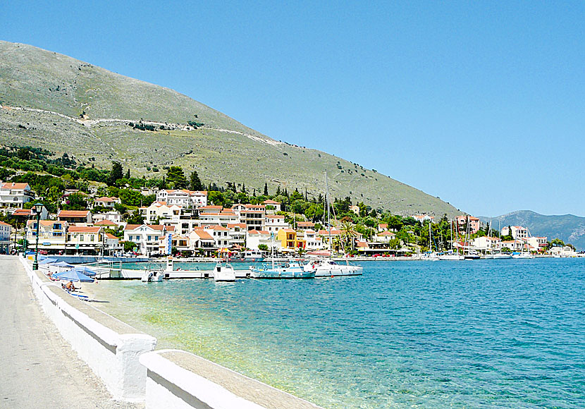 Agia Efimia beach in Kefalonia.