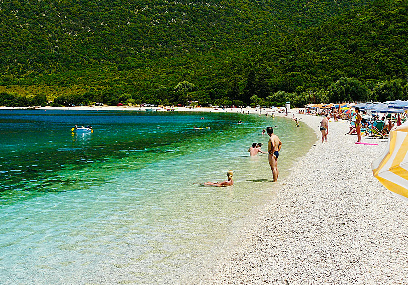 Antisamos beach on Kefalonia in the Ionian archipelago.