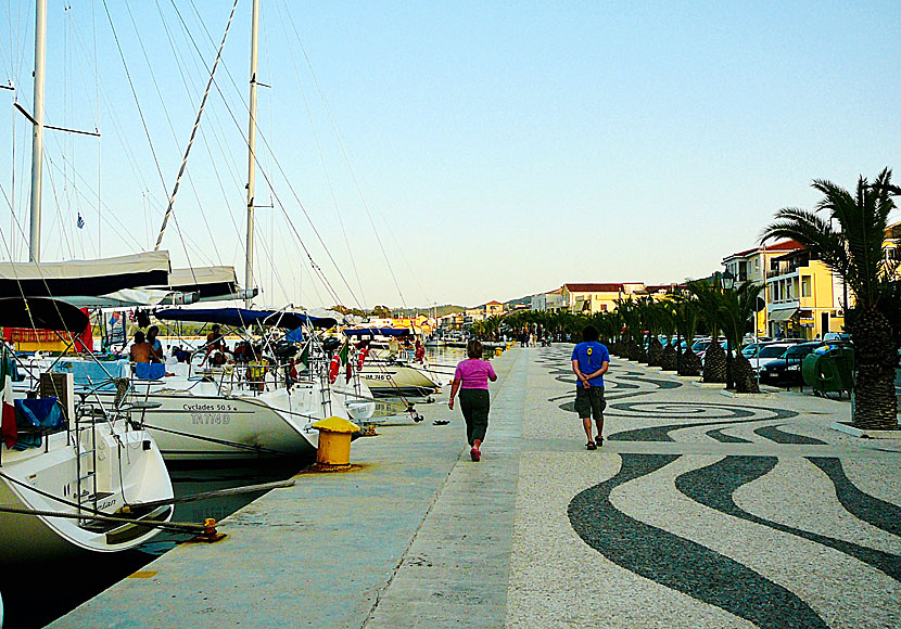 The waterfront in Argostoli.  Kefalonia.