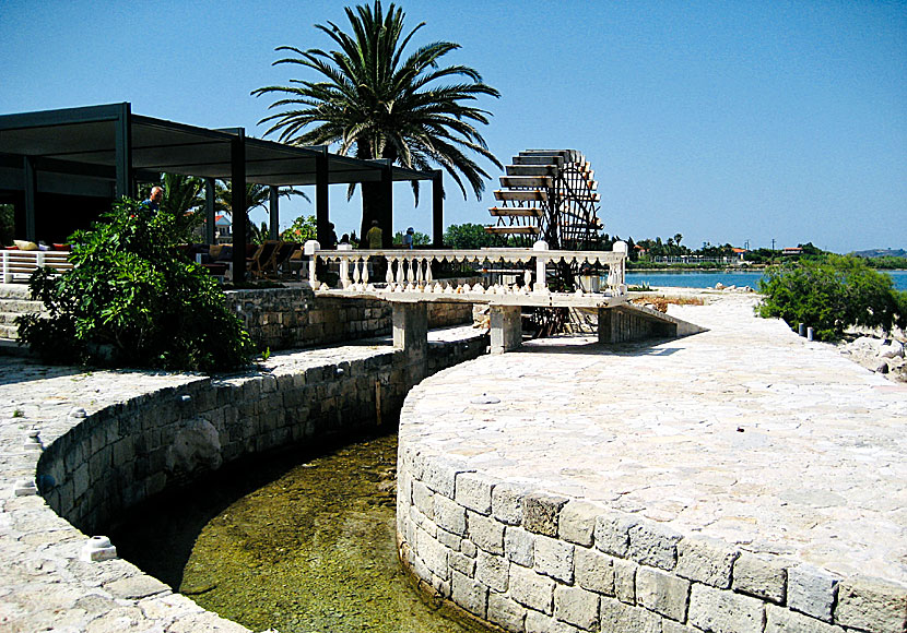 Katavothres Mill on Kefalonia in Greece.