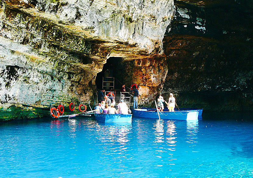 Melissani lake. Kefalonia.