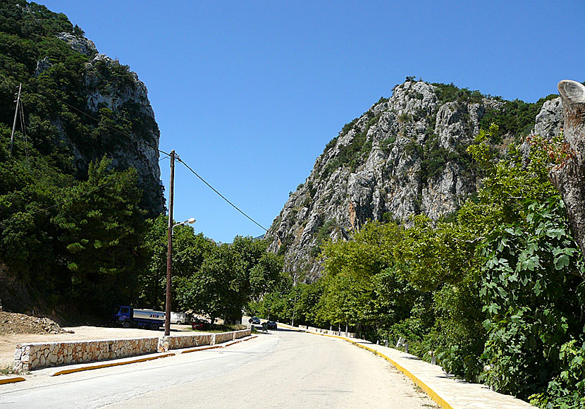 The gorge outside Poros in Kefalonia.