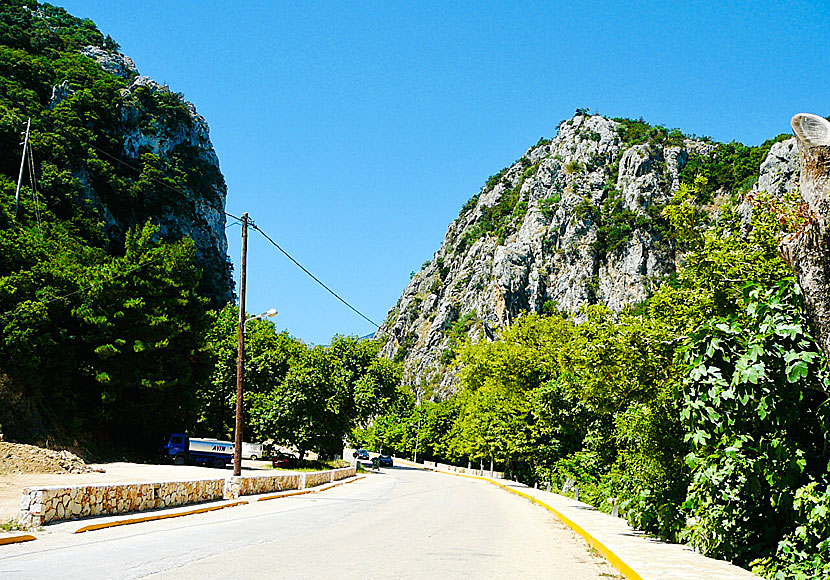 The gorge outside Poros in Kefalonia.