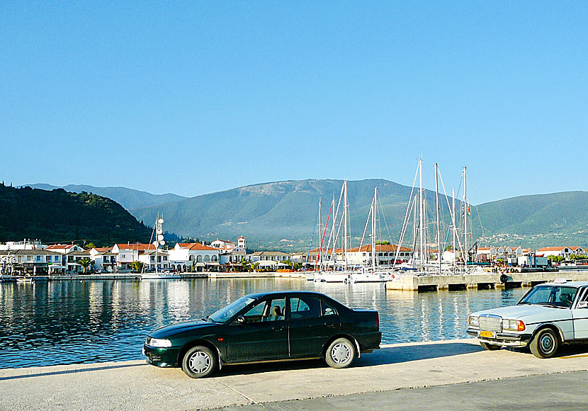 The port of Sami on the east Kefalonia.