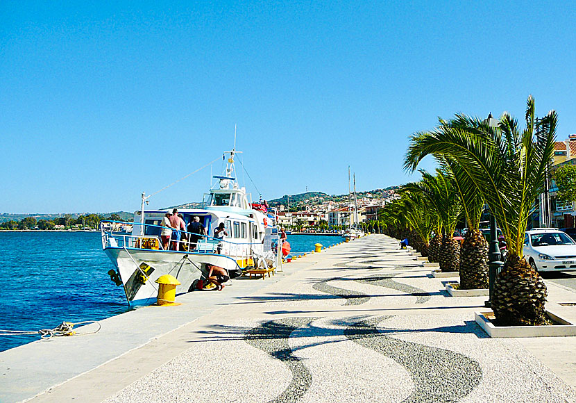 Excursion boat in Argostoli. Kefalonia.