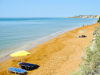 Xi and Megas Lakos beach on Kefalonia.