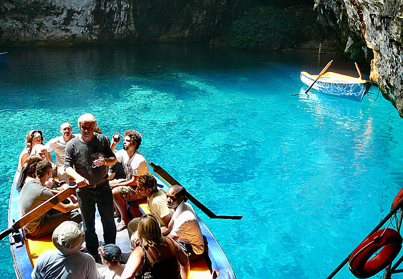 Melissani lake. Kefalonia.