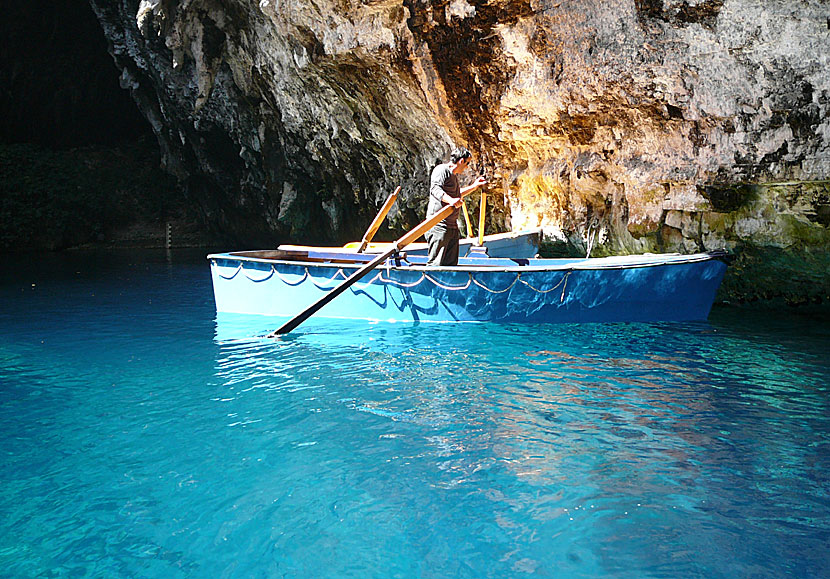 Melissani Lake near Sami. Kefalonia.