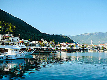 The village Sami on Kefalonia.