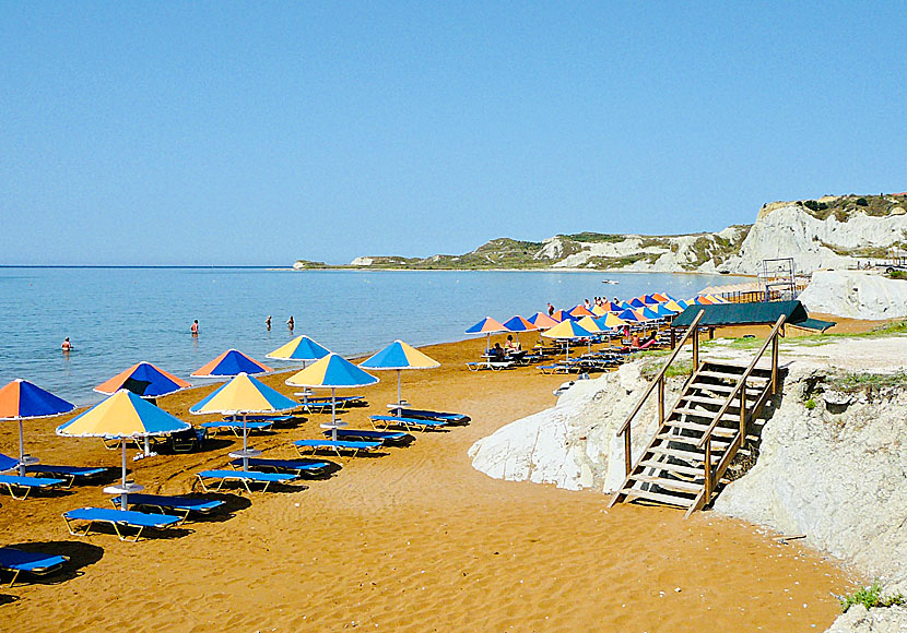 Xi is the best beach on the Lixouri peninsula in Kefalonia.