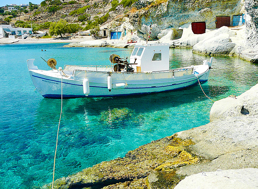 Snorkeling at Kimolos in Greece.