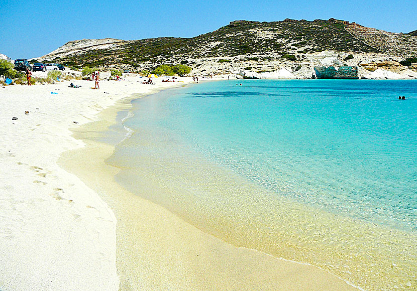 The best beaches on Kimolos. Agios Georgios (Prassa) beach.