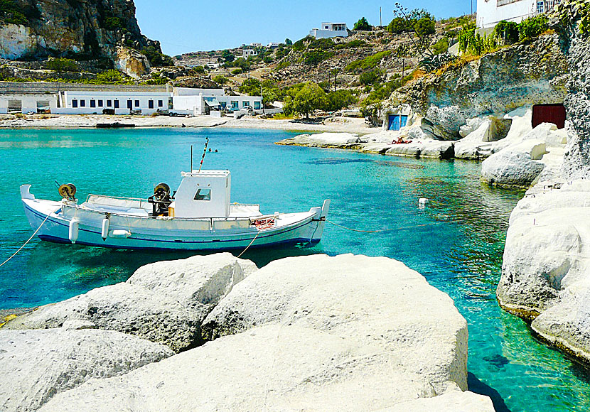 Goupa beach on Kimolos.