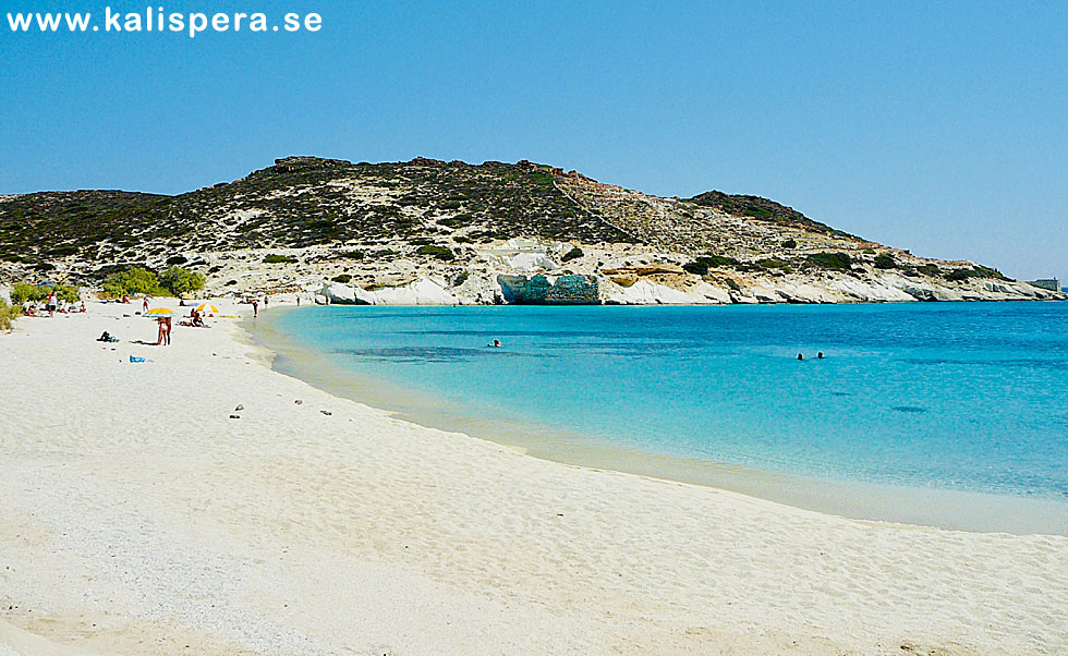 Prassa beach in Kimolos.