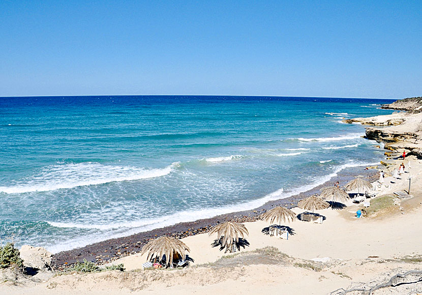 The best beaches on Kos. Agios Theologos beach.
