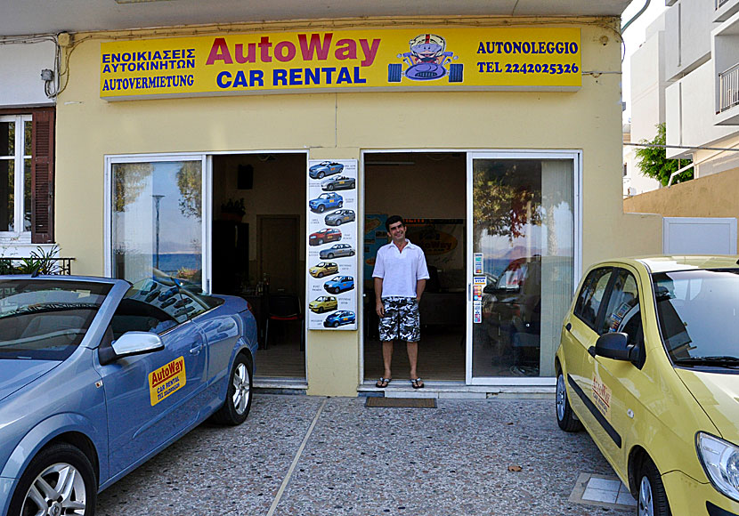 Autoway Kos Rent a Car in Kos town is a very good and serious car rental company.