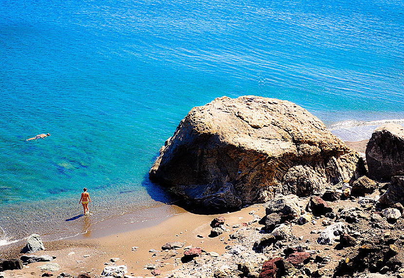 The best beaches on Kos. Kalimera beach.