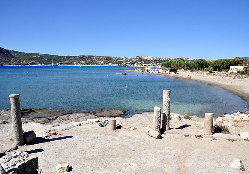 Agios Stefanos beach close to Kefalos in Kos.