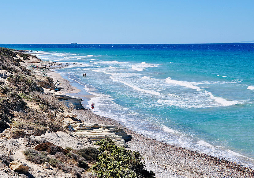 Don't miss Agios Theologos beach when you travel to Kefalos in Kos.
