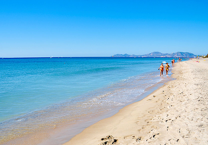 The best beaches on Kos. Helona beach.