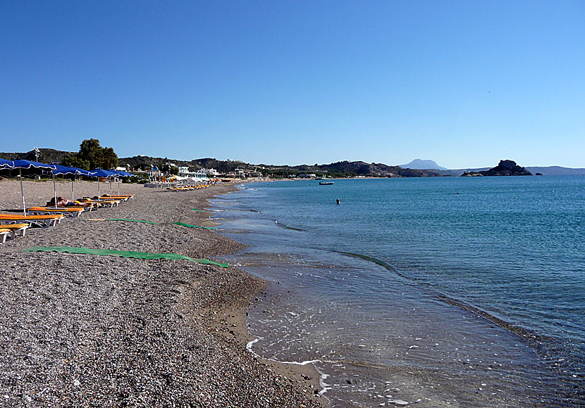 Kamari beach in Kos.
