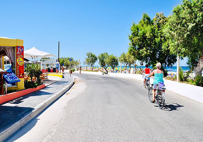 Cycle to Marmari and Tigaki beach from Kos town.