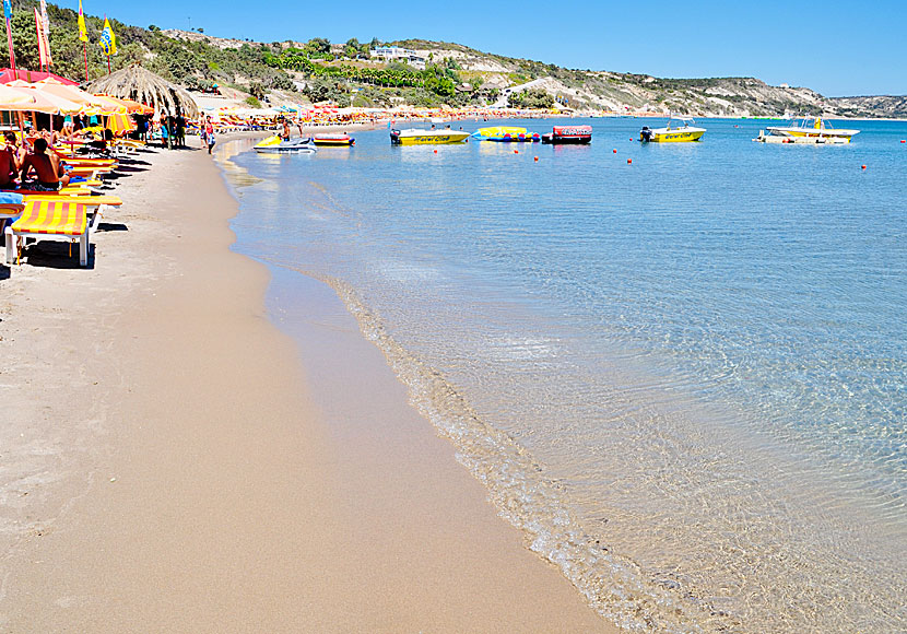 Paradise beach is a paradise on the island on Kos in the Dodecanese.