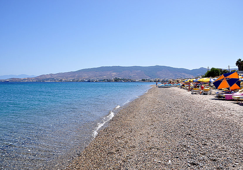 Lambi beach is located near Kos Town.