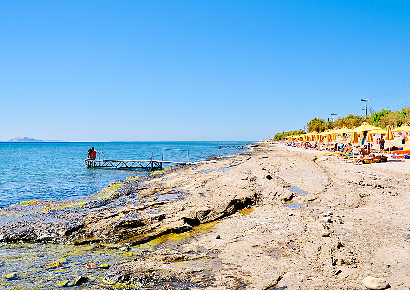 The best beaches on Kos. Lagas beach.