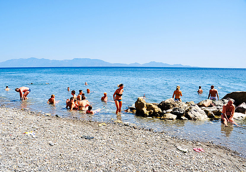 The hot springs in Therma on Kos.