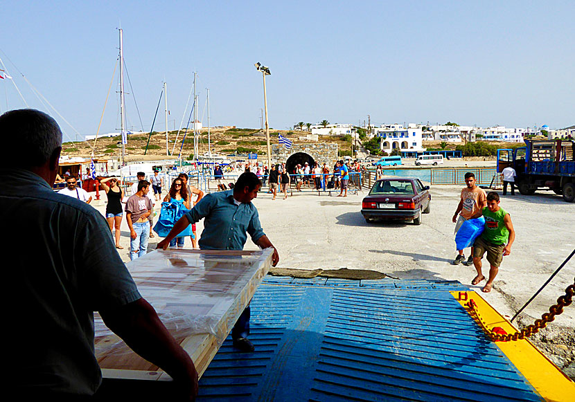 Going with Express Skopelitis to Koufonissi can be scary if it's windy.