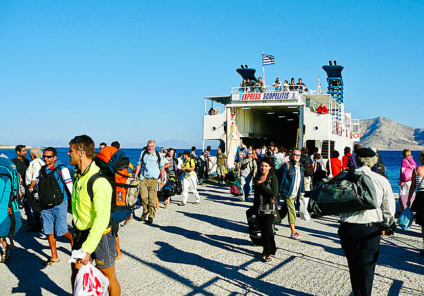 Express Skopelitis in the port of Koufonissi.