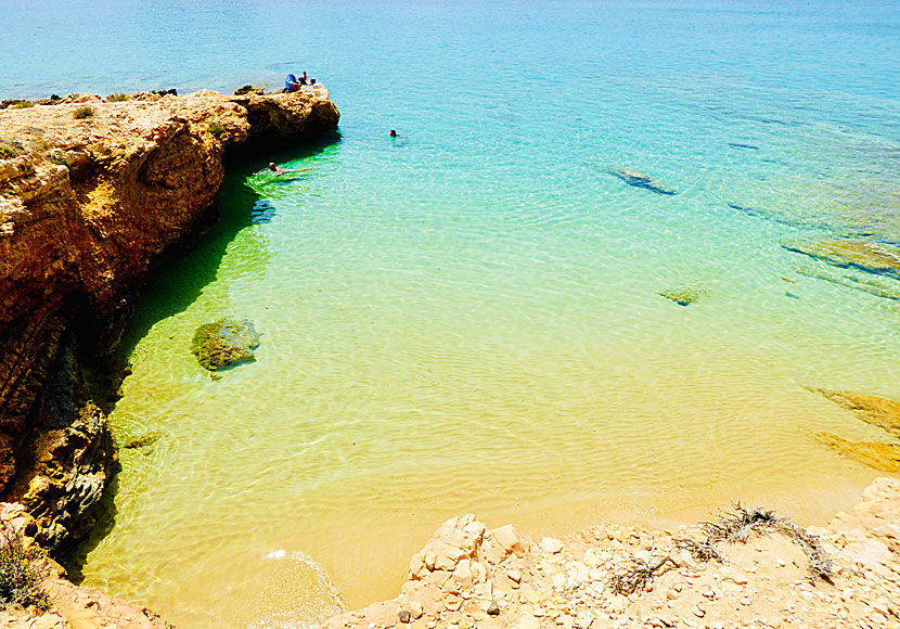 Little cute Kalimera beach on Koufonissi in the Small Cyclades.