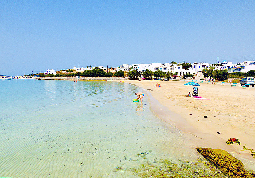 The beaches in Koufonissi port.