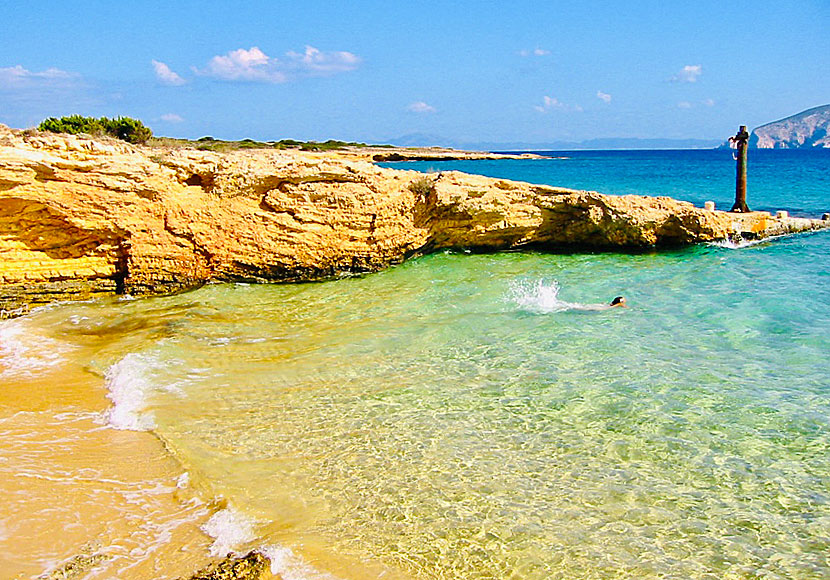 Old photos of the beaches of Koufonissi.