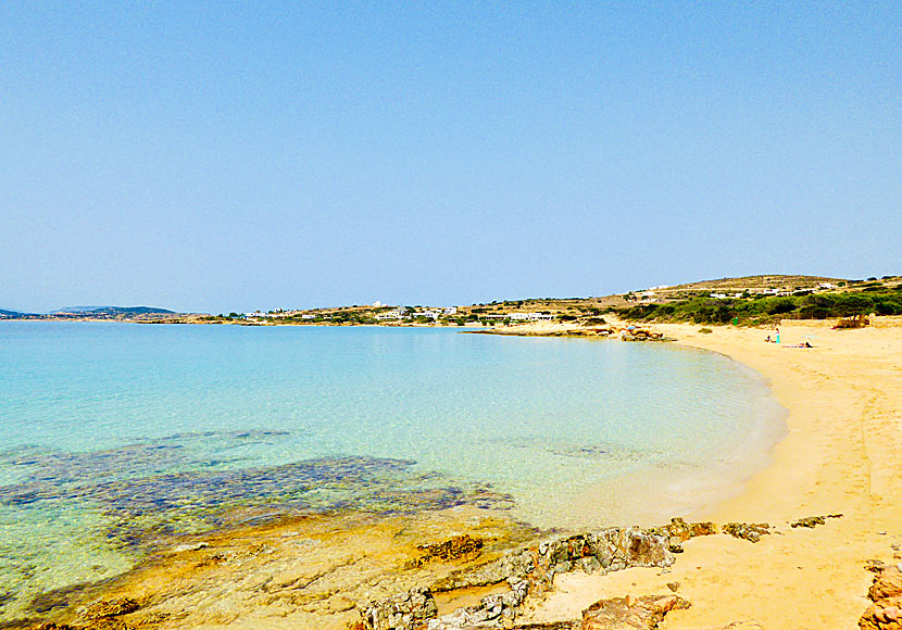 Platia Punta beach at Koufonissi in Greece.