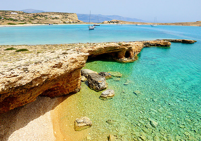 Pori bay and beach on Koufonissi in the Cyclades.