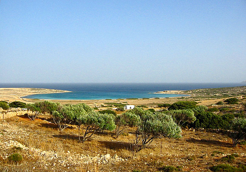 Pori beach on Koufonissi in Greece 1997.