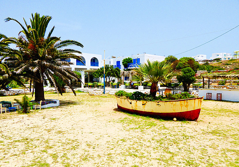 At Koufonissi there is one of the lifeboats for the old Express Skopelitis.