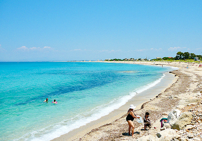 Agios Ioannis beach. Lefkada Town.