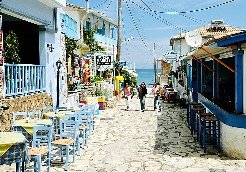 Taverna Captains Corner in Agios Nikitas.