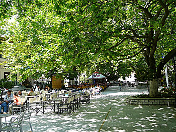 The village Karia on Lefkada.