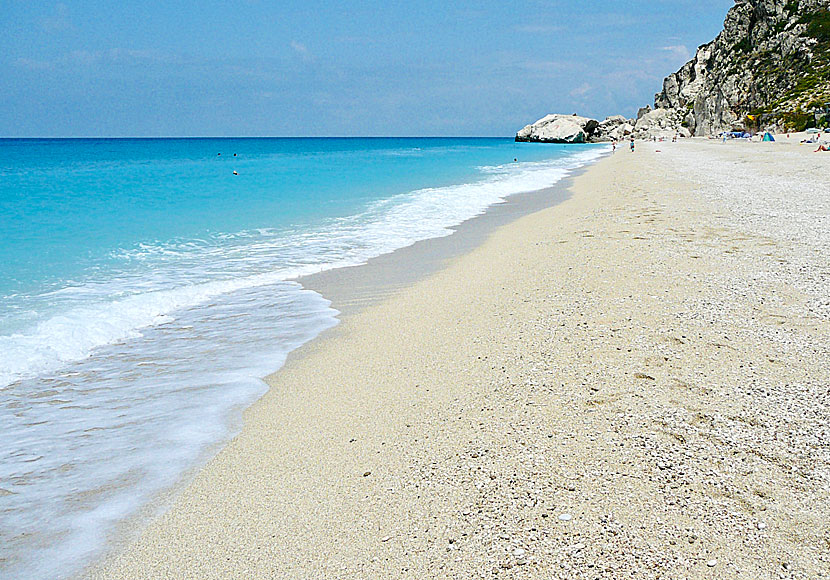 Kathisma beach in Lefkada.